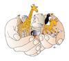 Cartoon: safe animals (small) by Alexei Talimonov tagged animals