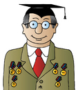 Cartoon: Scientist (small) by Alexei Talimonov tagged scientist