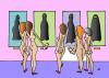 Cartoon: Gallery (small) by Alexei Talimonov tagged islam religion women fashion