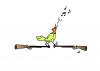Cartoon: Song Of Joy (small) by Alexei Talimonov tagged duel