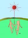 Cartoon: Sun (small) by Alexei Talimonov tagged sun,love