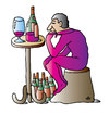 Cartoon: Vodka (small) by Alexei Talimonov tagged vodka,alcohol,drinking