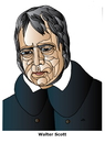 Cartoon: Walter Scott (small) by Alexei Talimonov tagged scott