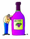 Cartoon: Wine (small) by Alexei Talimonov tagged wine,alcohol