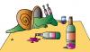 Cartoon: Wine (small) by Alexei Talimonov tagged wine,alcohol,snail,drinking