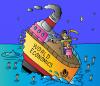 Cartoon: World Economics (small) by Alexei Talimonov tagged world,economics,financial,crisis