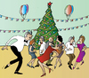 Cartoon: Xmas Party (small) by Alexei Talimonov tagged xmas party