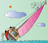 Cartoon: Yacht (small) by Alexei Talimonov tagged yacht