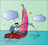 Cartoon: Yacht (small) by Alexei Talimonov tagged yacht