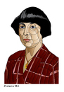 Cartoon: Zvetaeva M.I. (small) by Alexei Talimonov tagged zvetaeva