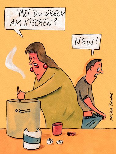 Cartoon: dreck (medium) by Peter Thulke tagged ehe,ehe