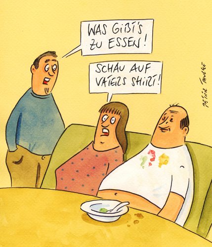Cartoon: essen (medium) by Peter Thulke tagged ehe,ehe
