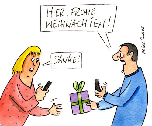 Cartoon: frohe weihnachten (medium) by Peter Thulke tagged weihnachten,weihnachten