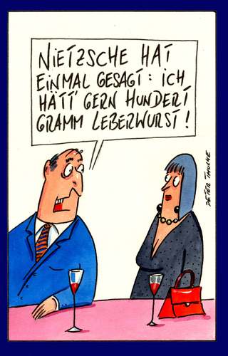 Cartoon: nietzsche (medium) by Peter Thulke tagged nietzsche,nietzsche