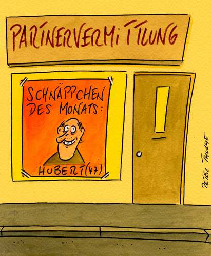 Cartoon: partnervermittlung (medium) by Peter Thulke tagged partnervermittlung,partnervermittlung
