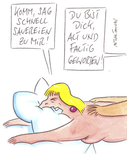 Cartoon: sauereien (medium) by Peter Thulke tagged ehe