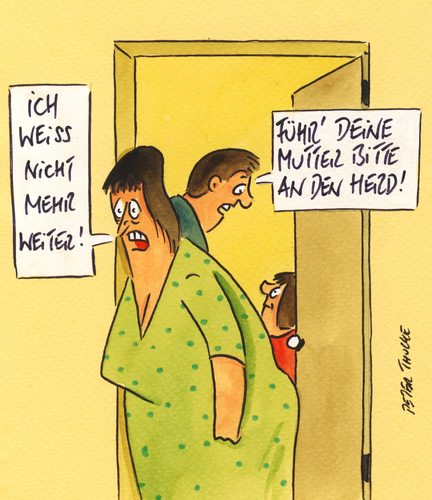 Cartoon: weiter (medium) by Peter Thulke tagged ehe,ehe