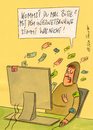 Cartoon: internetbanking (small) by Peter Thulke tagged internet,banking,geld