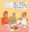 Cartoon: kaffeetrinken (small) by Peter Thulke tagged kaffee