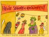 Cartoon: kostümfest 2 (small) by Peter Thulke tagged fasching,karneval,kostümfest