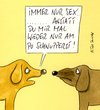 Cartoon: schnupperst (small) by Peter Thulke tagged hund