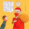 Cartoon: weihnachten (small) by Peter Thulke tagged weihnachten,corona,maske