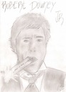 Cartoon: Robert Downey Jr Again (small) by apestososa tagged robert,downey,jr