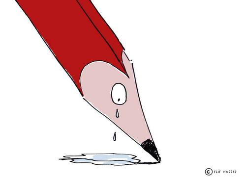 Cartoon: POUR CHARLIE (medium) by cartoonage tagged charlie,hebdo