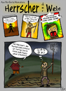 Cartoon: Herrscher der Welt (small) by ChrisCross tagged mittelalter