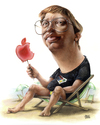 Cartoon: Bill Gates (small) by achille tagged bill,gates