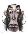 Cartoon: Salvador Dali (small) by achille tagged salvador dali