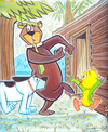 Cartoon: Yogi Bear (small) by Cartoons and Illustrations by Jim McDermott tagged yogibear tv animation