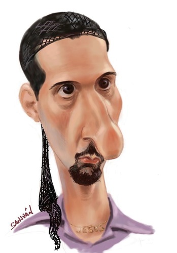 Cartoon: Turturro (medium) by sanjuan tagged film,theater