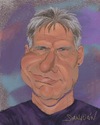 Cartoon: Harrison Ford (small) by sanjuan tagged film,theater