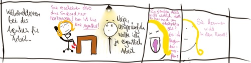 Cartoon: Arbeitsagentur (medium) by hartabersair tagged arbeitsamt,arbeitsagentur,dsds