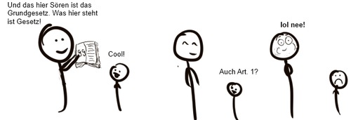 Cartoon: Grundgesetz (medium) by hartabersair tagged grundgesetz,gg