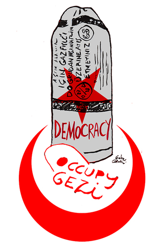 Cartoon: Occupy Gezi 05 (medium) by Political Comics tagged gas,occupygezi,direngezipark,taksim,istanbul,turchia