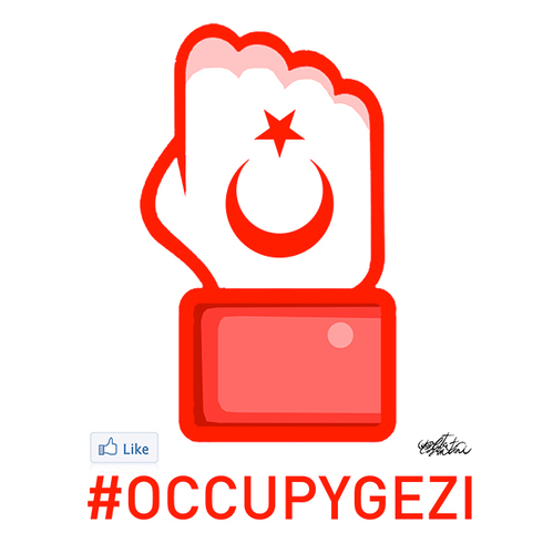 Cartoon: Occupy Gezi 09 (medium) by Political Comics tagged like,occupygezi,direngezipark,taksim,istanbul