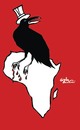Cartoon: Africa (small) by Political Comics tagged africa,exploited