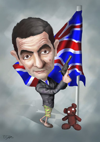 Cartoon: mr bean (medium) by elidorkruja tagged mr,bean