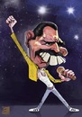 Cartoon: freddie mercury (small) by elidorkruja tagged freddie,mercury