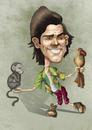 Cartoon: jim carrey (small) by elidorkruja tagged jim carrey