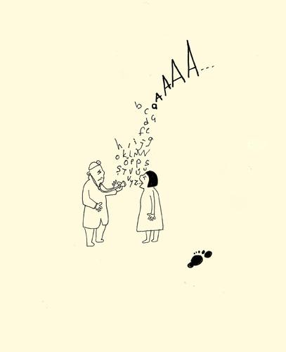 Cartoon: Please Say Aaaaaaaa (medium) by adimizi tagged cizgi