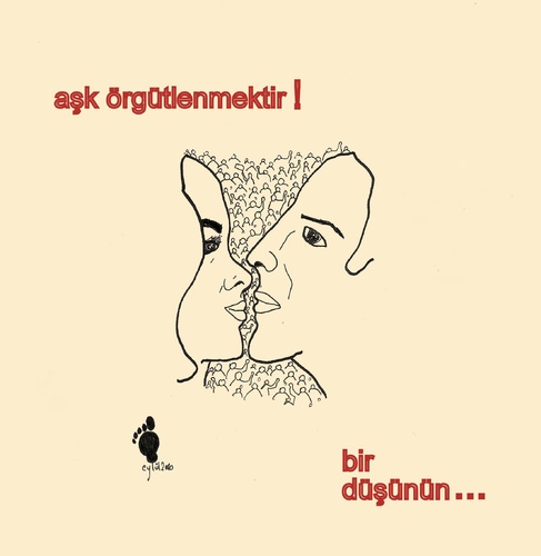 Cartoon: ASK ORGUTLENMEKTIR (medium) by adimizi tagged cizgi