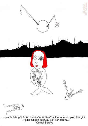 Cartoon: Cemal Süreya (medium) by adimizi tagged cizgi
