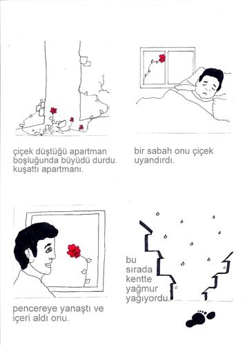 Cartoon: Pencere Onu Cicegi-kurtulamayan (medium) by adimizi tagged cizgi