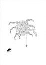 Cartoon: A spider self-portrait (small) by adimizi tagged cizgi