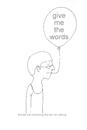 Cartoon: words (small) by adimizi tagged cizgi
