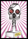 Cartoon: best idiot (small) by Suat Serkan Celmeli tagged skull