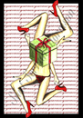 Cartoon: giftgirl (small) by Suat Serkan Celmeli tagged gift